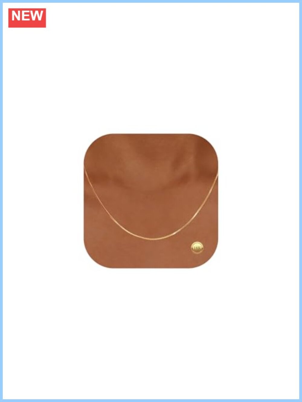 18K Gold Plated Dainty Link Chain Necklace Adjustable Jewelry Gift
